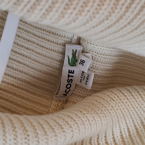 Lacoste Women's Turtleneck Sweater - Picture 3 of 5
